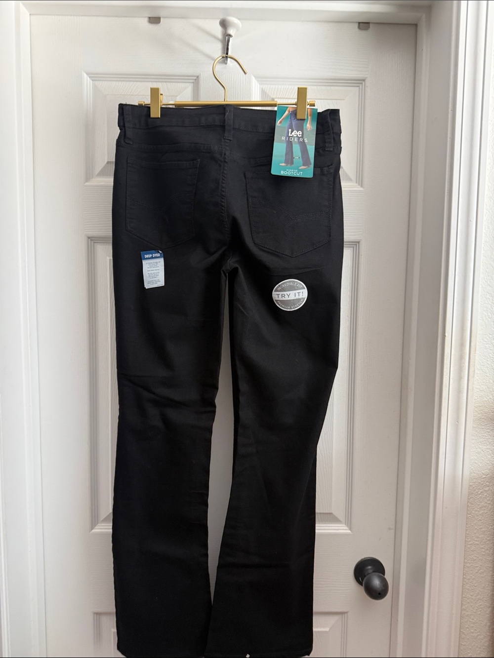 Lee Women's Black Bootcut Stretch Jeans